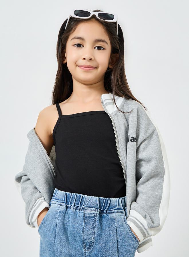 Styli Girls Cotton Solid Vest - Image 5